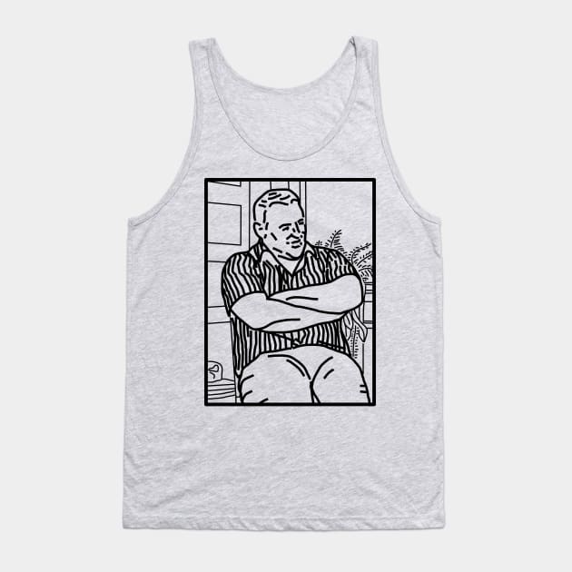 Minimal Irish Uncle Matt Meme Tank Top by ellenhenryart